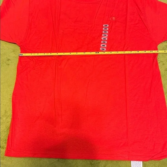 Champion Men's Bright Orange Short Sleeve Tee Sz Large NWT - Picture 4 of 7
